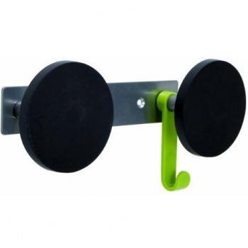 Alba 2-Point Wall Hook – Dark Steel Finish