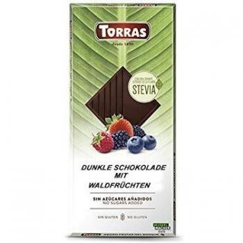 Torras Chocolate Nego Fruto Bosque Stevia