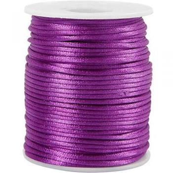 Cordon satin violet 2 mm 50 m