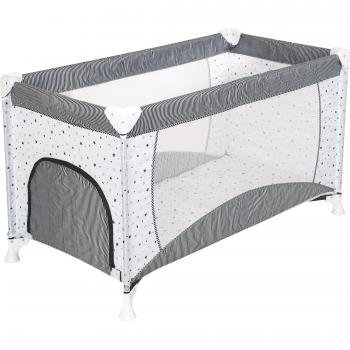 Schardt Baby-Reisebett grau – 60 × 120 cm