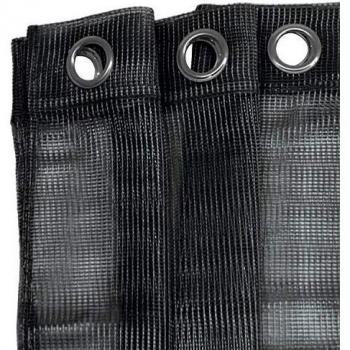 Moderne schwarze Vorhänge (1 X 260 X 140 Cm)