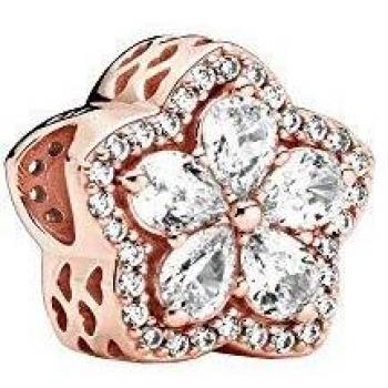 Brillo Nevado Rose – Charm con Zirconia Cúbica