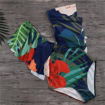 Summer Leaf Push-Up Bikini