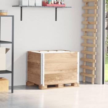 Plataforma sólida de madera de pino de 3 piezas con dimensiones 80x60 cm