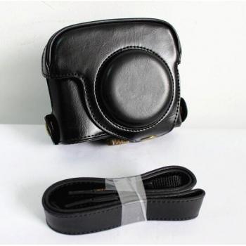 Leather Camera Case for Canon Powershot G15 G16 with Strap