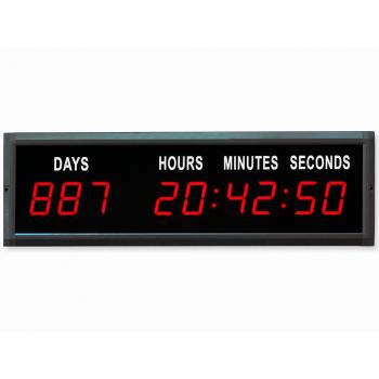 EU Orologio Numerico LED 1,8 Rosso + Remote Infrarossi