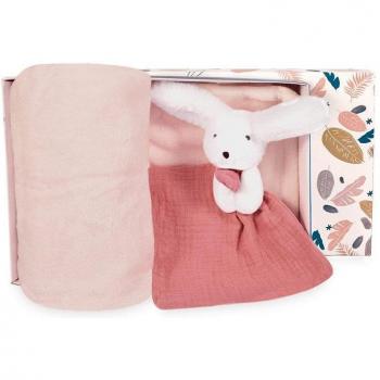 Coffret Doudou et Plaid Happy Boho