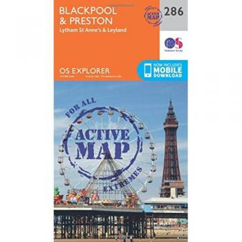 Ordnance Survey Map of Blackpool & Preston