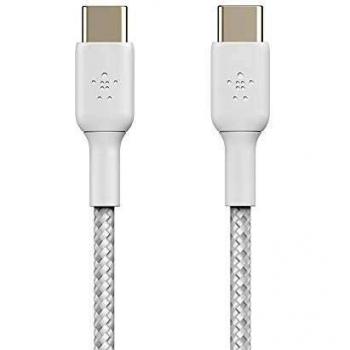 Belkin-Cable USB-C Belkin CAB004BT1MWH Blanco 1 m