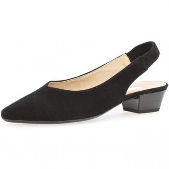Gabor 25.630 Sling, Frauen Pumps, schwarz, 30mm Absatz
