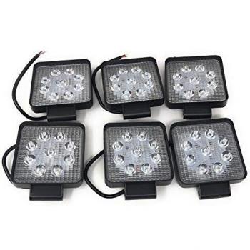 6er Pack 27W LED Arbeitslicht mit 9 LEDs