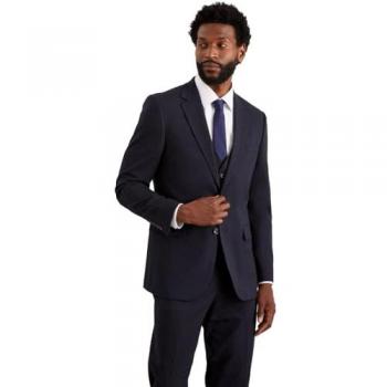 Navy Tailored Fit Essential Suit Jacket 40R