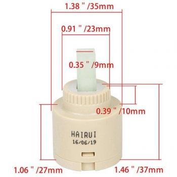 25/35/40mm Water-Saving Faucet Replacement Cartridge