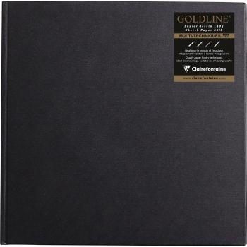 5 x Clairefontaine Kladde A5 Hardcover 90g/qm 96 Blatt kariert blau