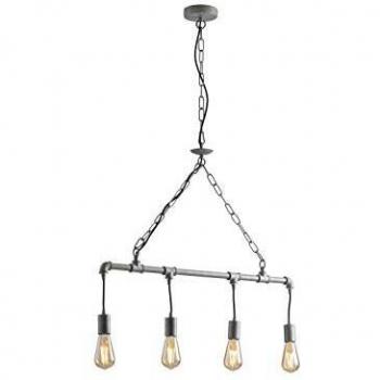 Amarcord Grey Pipe Effect Ceiling Light