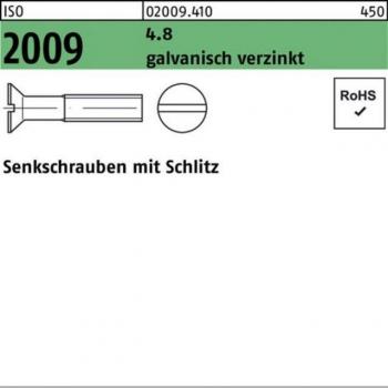 Senkschraube mit Schlitz M12x45 100er Pack
