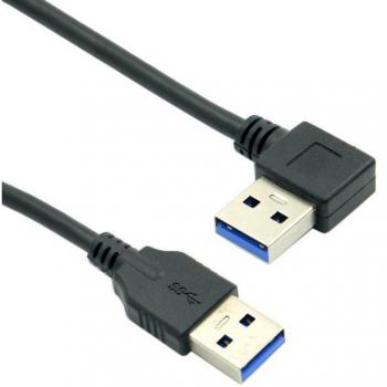 0.4M USB 3.0 Right Angle Male to Male Data Cable