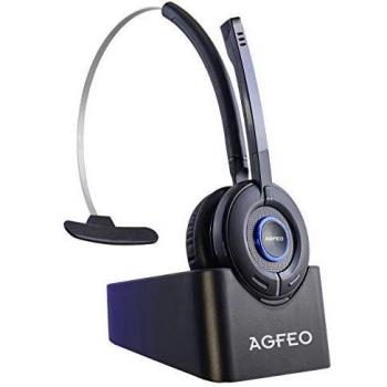 AGFEO 6101543 Casque DECT Monophonique Noir
