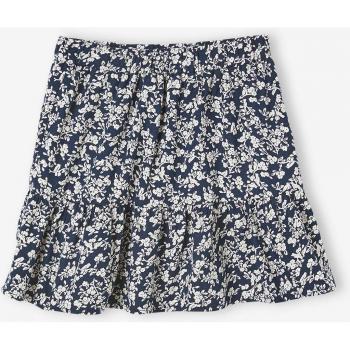 VERTBAUDET Girls' Blue Printed Ruffle Skirt 18M/2Y