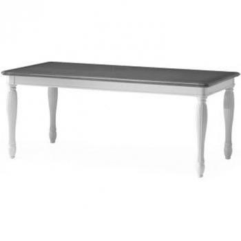 Retro Table 120x80 (Bianco/Grigio) – Mobili 2G