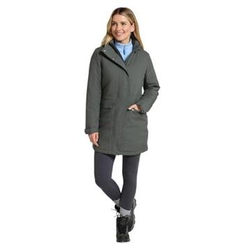 Mountain Warehouse Women’s Khaki Padded Rain‑On Coat, Water‑Resistant, Size 6