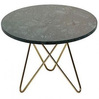 Beistelltisch Marmor, 45 x 45 x 35 cm, Mehrfarbig