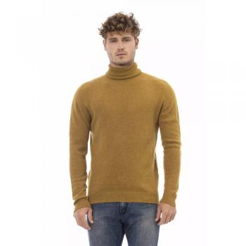Suéter de Alpaca Marrón para Hombre