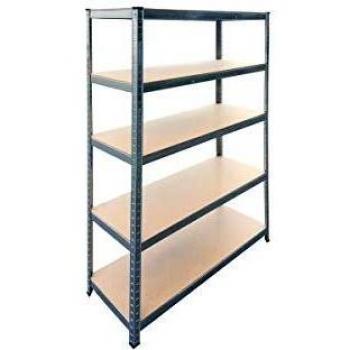SCAFFALE IN ACCIAIO ZINCATO 5 PIANI 120X45XH180 BRIXO SILVER 300