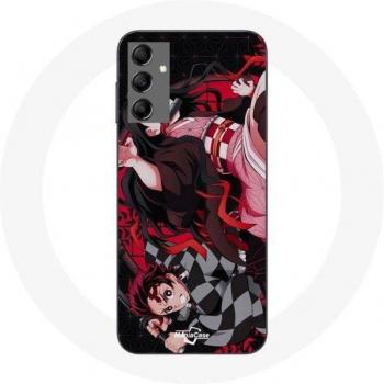 Galaxy A14 4G Demon Slayer Duo Case – Tanjiro & Nezuko Edition