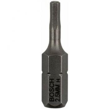 Bosch Schrauberbit Extra-Hart HEX 2,5 25 mm