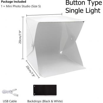 Luz Fotográfica Plegable RGB Pro