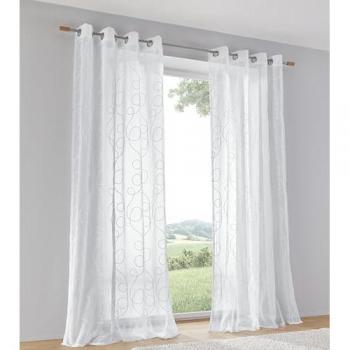 KUTTI Jasmin Gardine, Polyester, halbtransparent