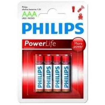 Pila Lr03 Power Alkaline Philips Aaa Blister 4 ud