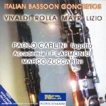 Concertos pour basson : Rolla, Mayr, Lizio, Vivaldi