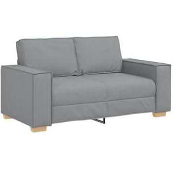 VidaXL 2‑Sitzer Sofa 160x78x84 cm Hellgrau (Stoff)
