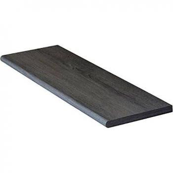 Étagère à 5 niveaux AMICA 80x25x2,5 cm, bois de chêne grisé – pack