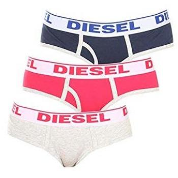 Diesel Oxi Threepack Panties für Damen, Farben: Rot/Grün/Blau, Größe 38