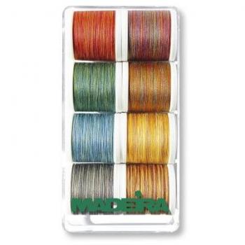 Pack de hilo Madeira para todas las costuras – 8 bobinas de 400 m (Art. 8017)
