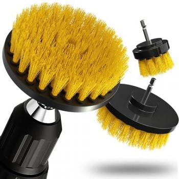 Nuke Guys PowerClean Bürsten‑Set (3 Stück) für Elektrowerkzeuge