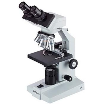 Support mécanique microscope biologique AmScope B100B-MS 40X‑2000X