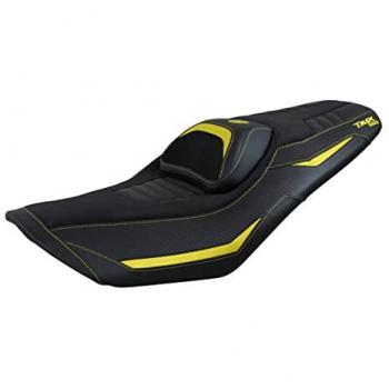 Tessuto sella Yamaha T‑Max 560 2022 Kiko Logo 4YL Giallo