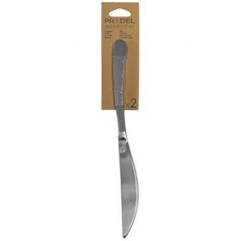 Set de Cuchillos Pradel Ondine 2 Unidades Acero Brillo
