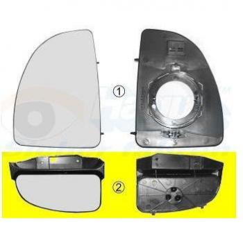 VAN WEZEL Spiegelglas Außenspiegel 1747834