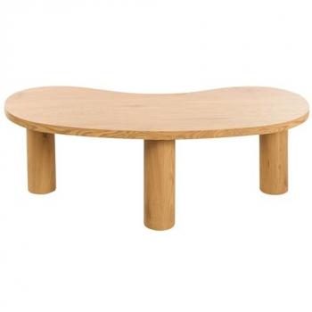 Beliani Table basse marron 112x38x46cm