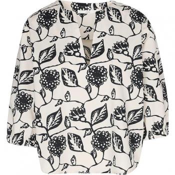 Lanius Bluse in Beige, V-Ausschnitt, Größe 44