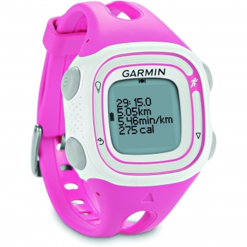 Garmin Forerunner 10 Compact GPS Timepiece – Pink/White, Small