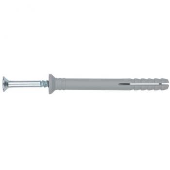 Taco Clavable de Poliamida con Tornillo, 5x30 mm, 5 Unidades