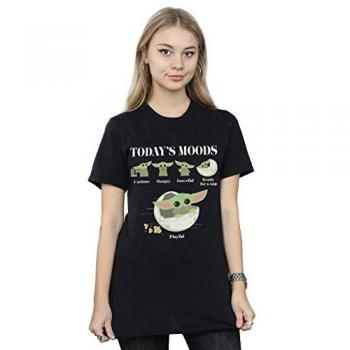 Camiseta 3XL Negra Mandalorian Child Mood