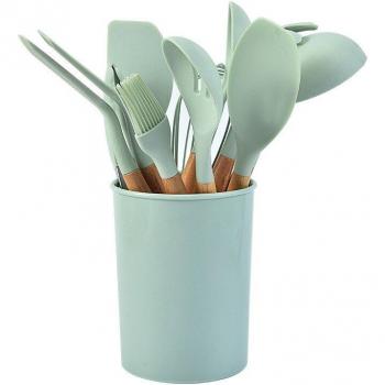 Ensemble d'ustensiles de cuisine en silicone 12 pièces