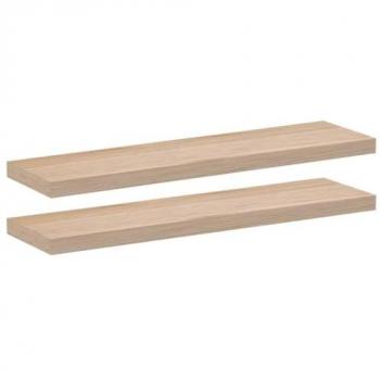 VidaXL Schweberegale 2 Stück 90x23,5x4 cm Spanplatte